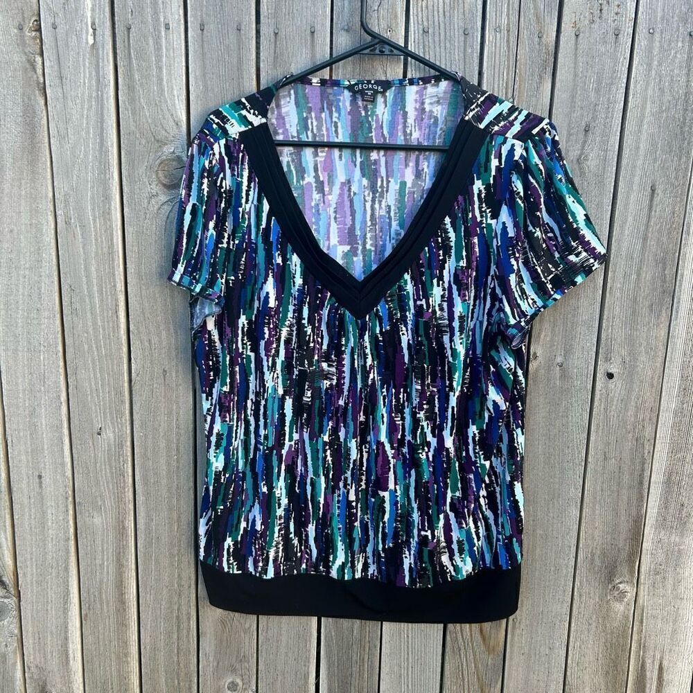 George blouse short sleeve size XXL 20